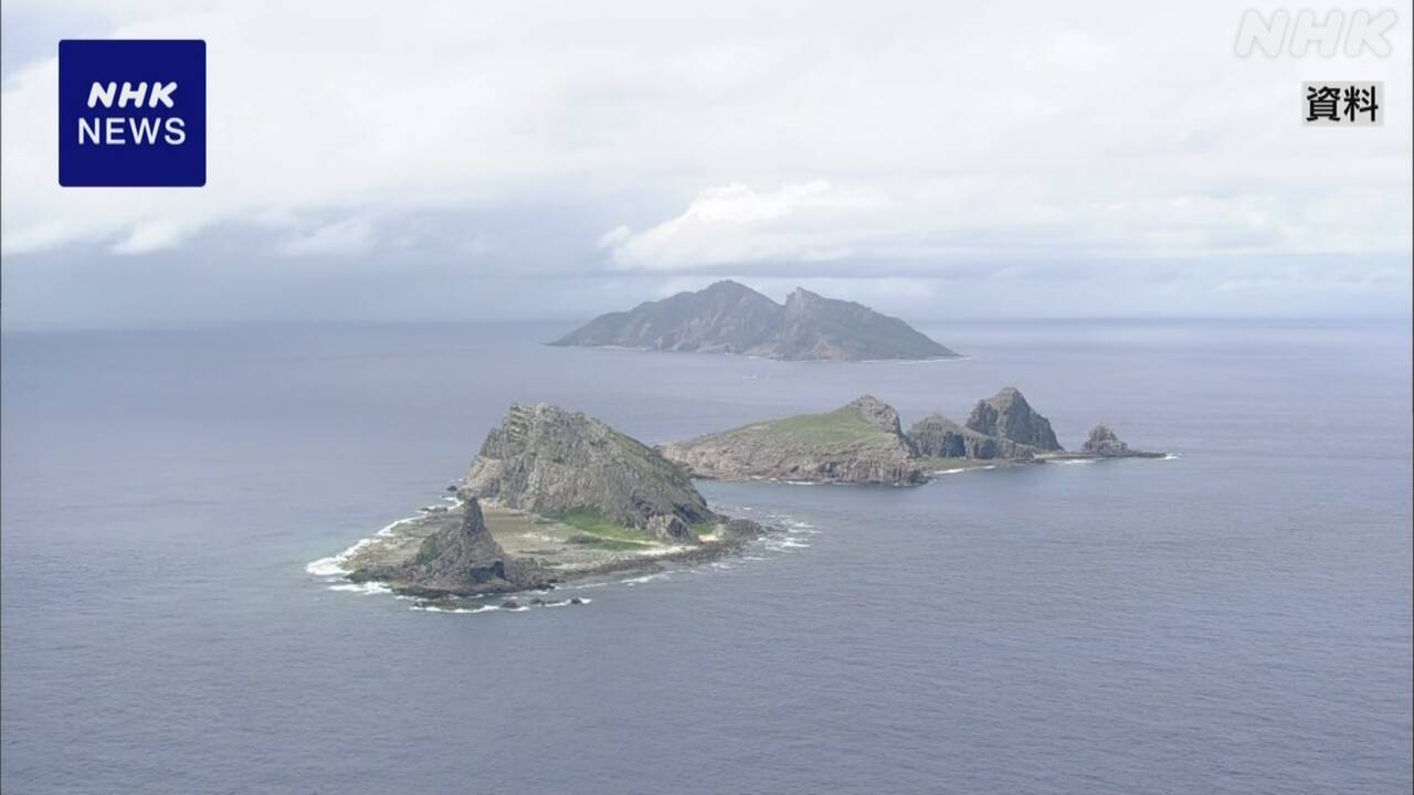 沖縄-尖閣諸島沖-中国海警局の船2隻のうち1隻が日本の領海外へ-|-nhk
