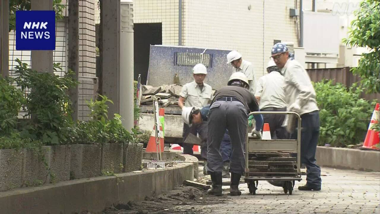 関東甲信-猛烈な雨から一夜明け-住民が片づけに追われる-|-nhk