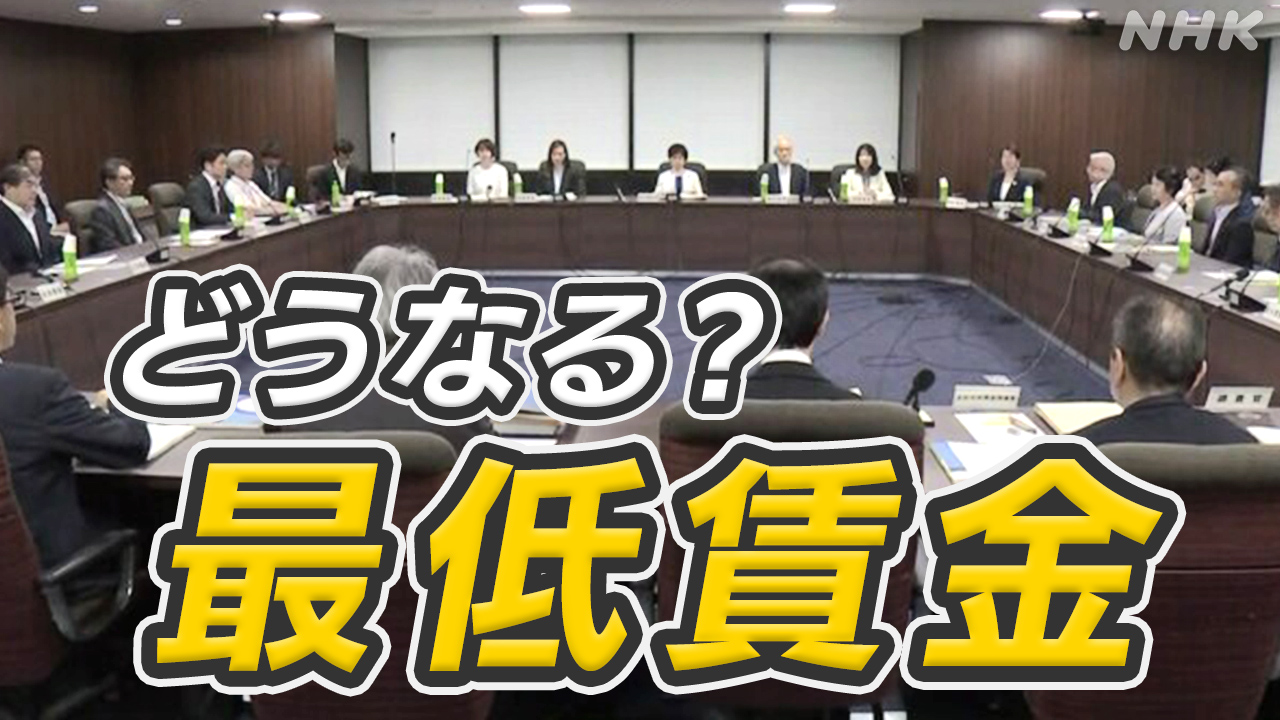 今年度の最低賃金-議論開始-どの程度引き上げ？-厚労省審議会-|-nhk