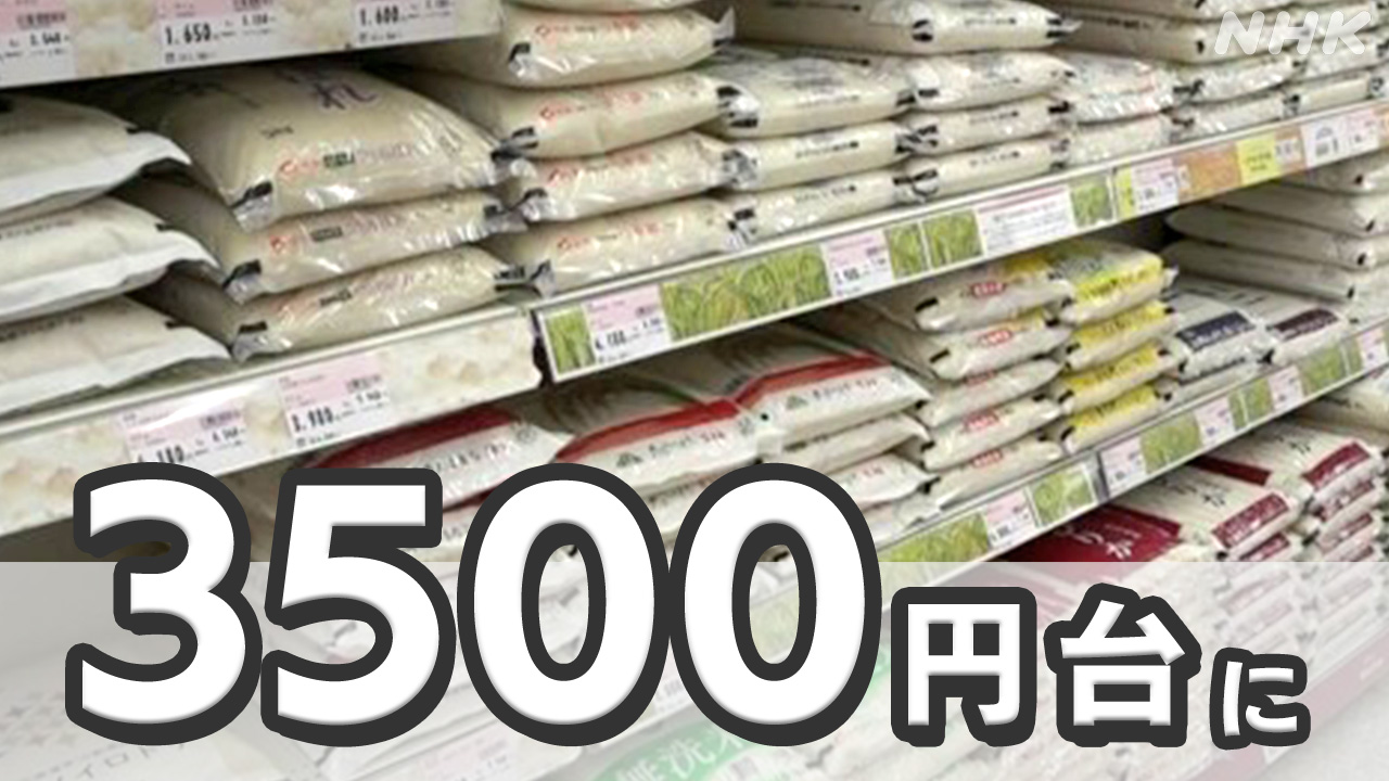 コメ平均価格-5キロ3534円-備蓄米“早く店頭に”-玄米で販売も-|-nhk