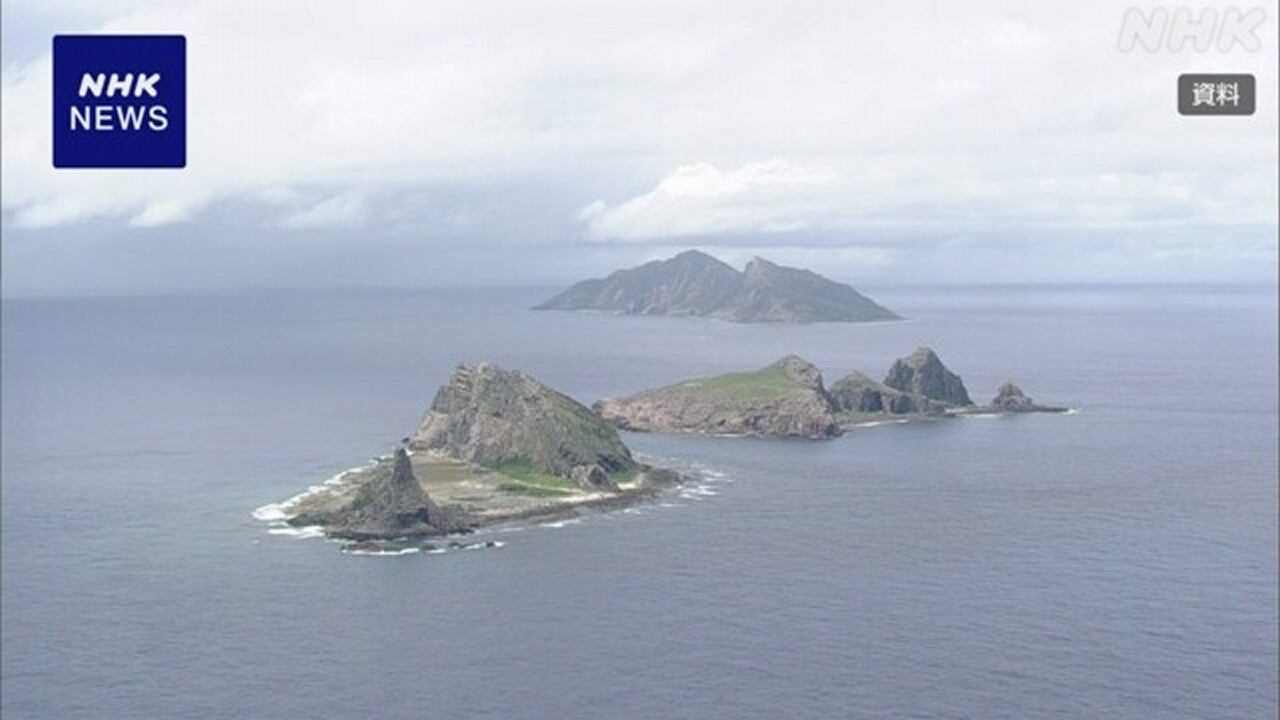尖閣諸島沖-中国海警局の船2隻-領海を出るも海保は監視継続-|-nhk