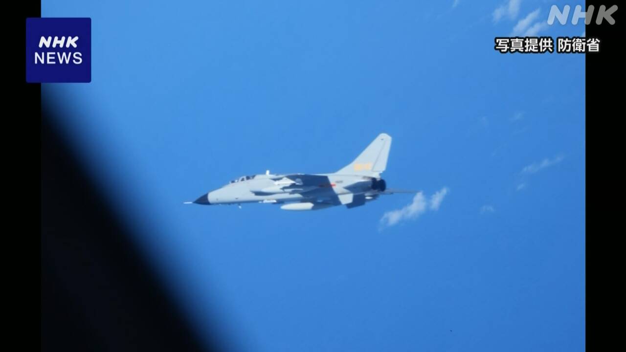 中国軍機接近問題で中国国防省「日本側の接近がリスクの原因」-|-nhk