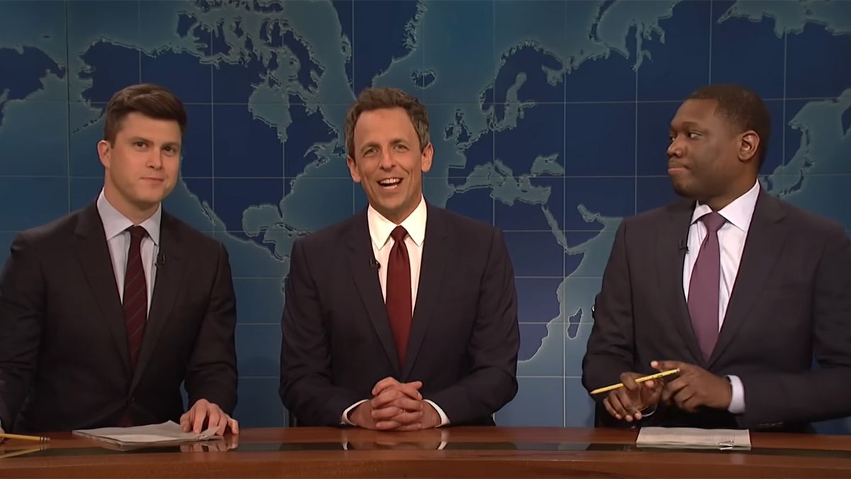 snlで発射されたショット？セス・マイヤーズは40歳になることについての彼の見解を共有しています。