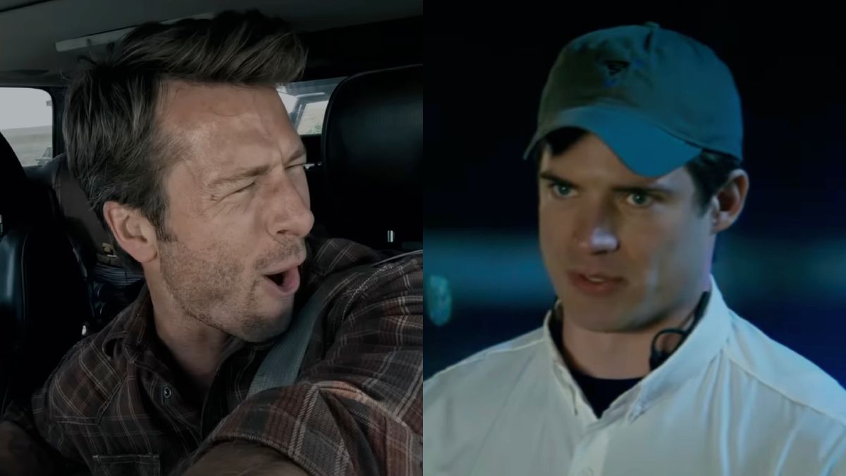グレンパウエルとその他のツイスターズの卒業生が甘いメッセージと同じクールなビデオを共有している瞬間の同じクールなビデオを共有しています。