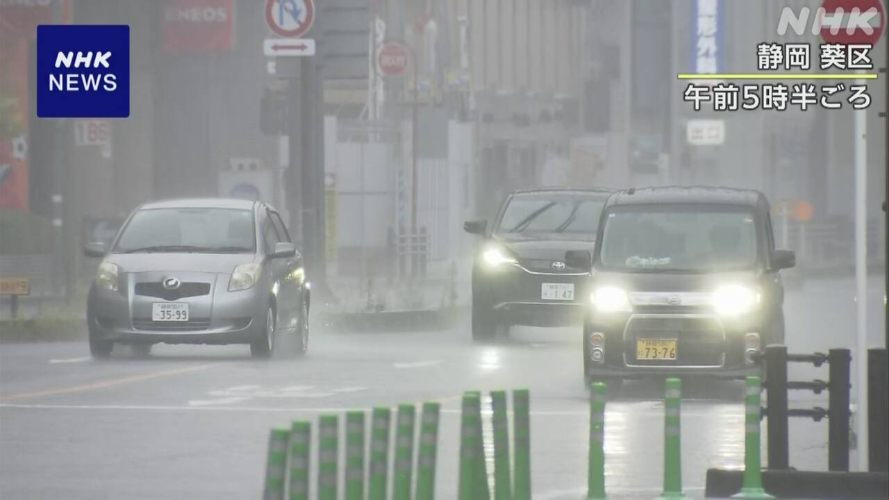 東～西日本-太平洋側中心に大雨のおそれ-土砂災害に厳重警戒を-|-nhk