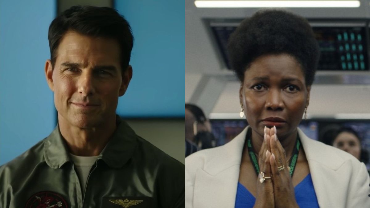 映画でF1スターがトムクルーズの後ろに座っていた