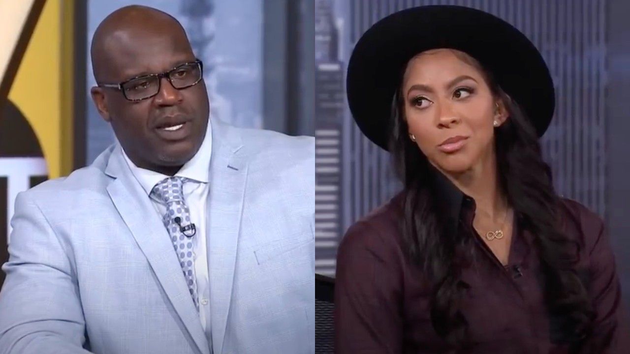 wnbaの伝説キャンディスパーカーはかつてshaqと一緒に飛んできました、そしてそれは心のかすかな人のためではなかったように聞こえます