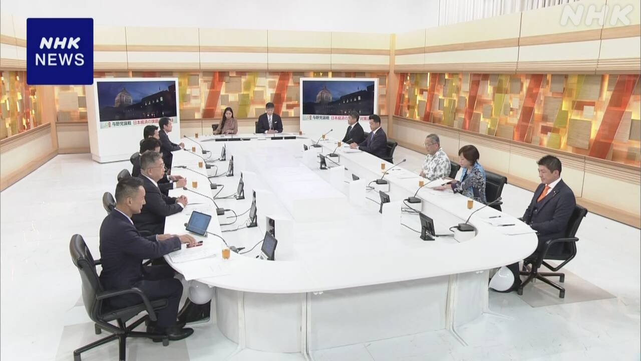 参院選-公示後最初の週末-物価高対策など-各党幹部が論戦-|-nhk