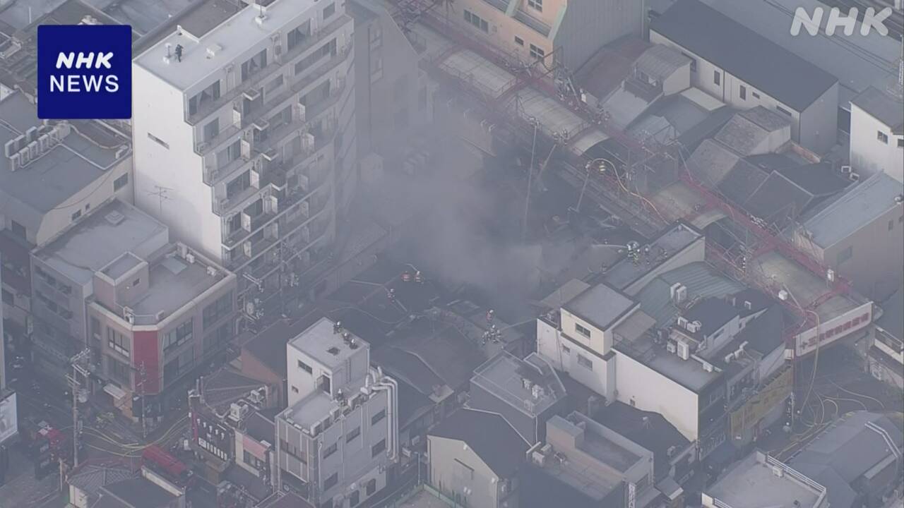 大阪-淀川区-商店街付近で8棟燃える火事-1人軽いけがか-|-nhk