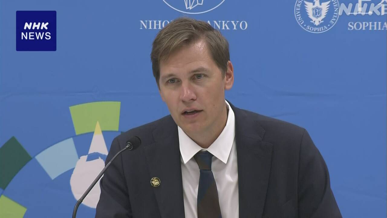 ノーベル委員会委員長-都内で講演-“被爆者の活動は世界の光”-|-nhk