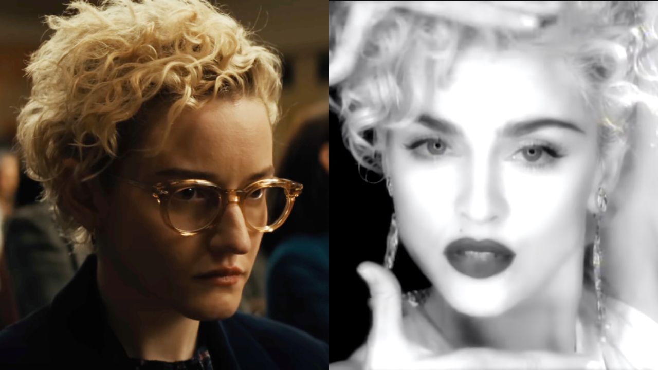 「マドンナは何をしますか？」ジュリア・ガーナーは、伝記映画のオーディション中にポップスターのために歌と踊りを思い出します
