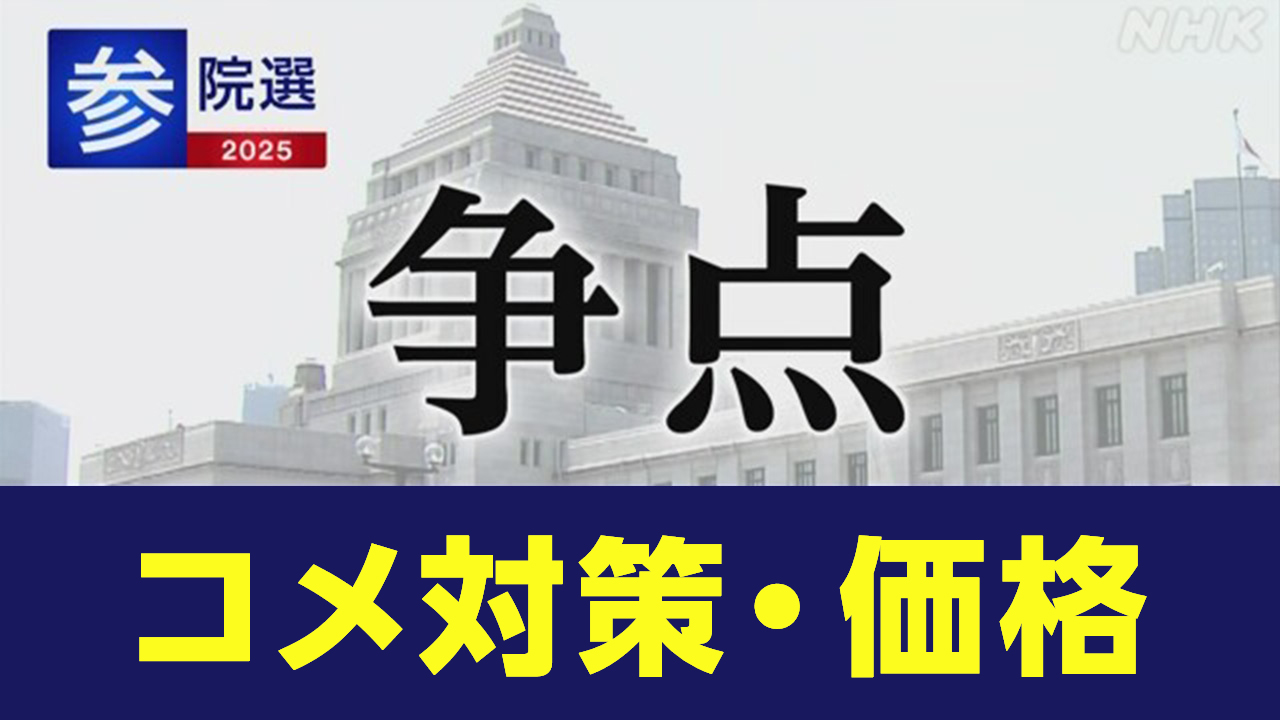 参院選-政党-政策アンケート「コメ対策・価格」-|-nhk