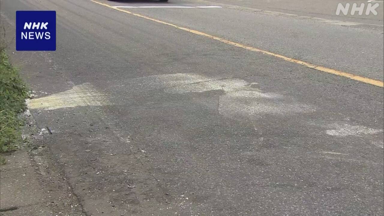 乗用車がパトカーに衝突-男が車乗り捨て逃走-行方捜査-相模原-|-nhk