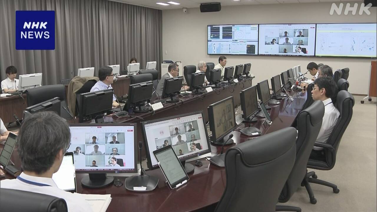 南海トラフ巨大地震検討会“トカラ列島近海の地震の影響なし”-|-nhk