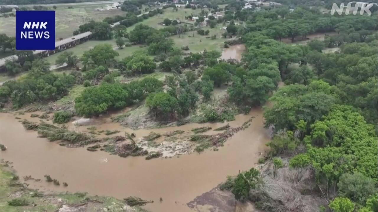 米テキサス州の大規模洪水-“死者100人超”米報道-|-nhk