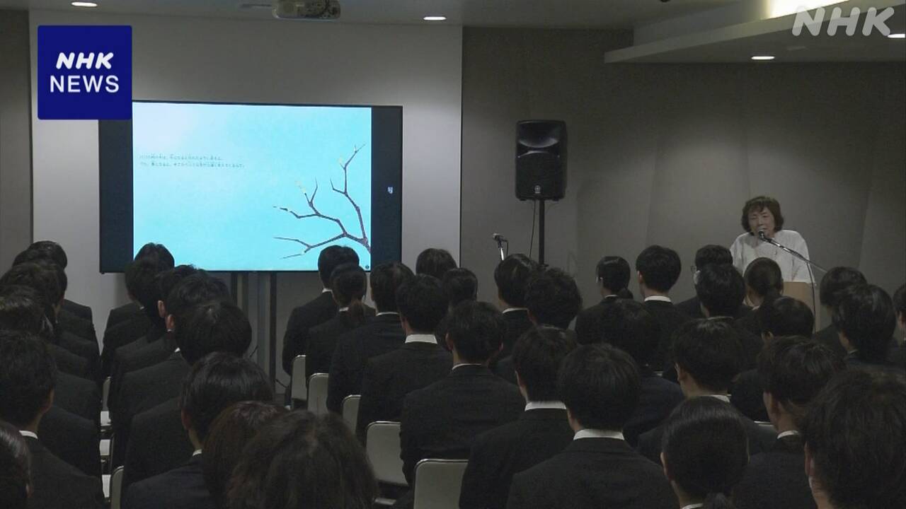 日航機墜落事故の遺族が講演-事故繰り返さないよう訴え-|-nhk