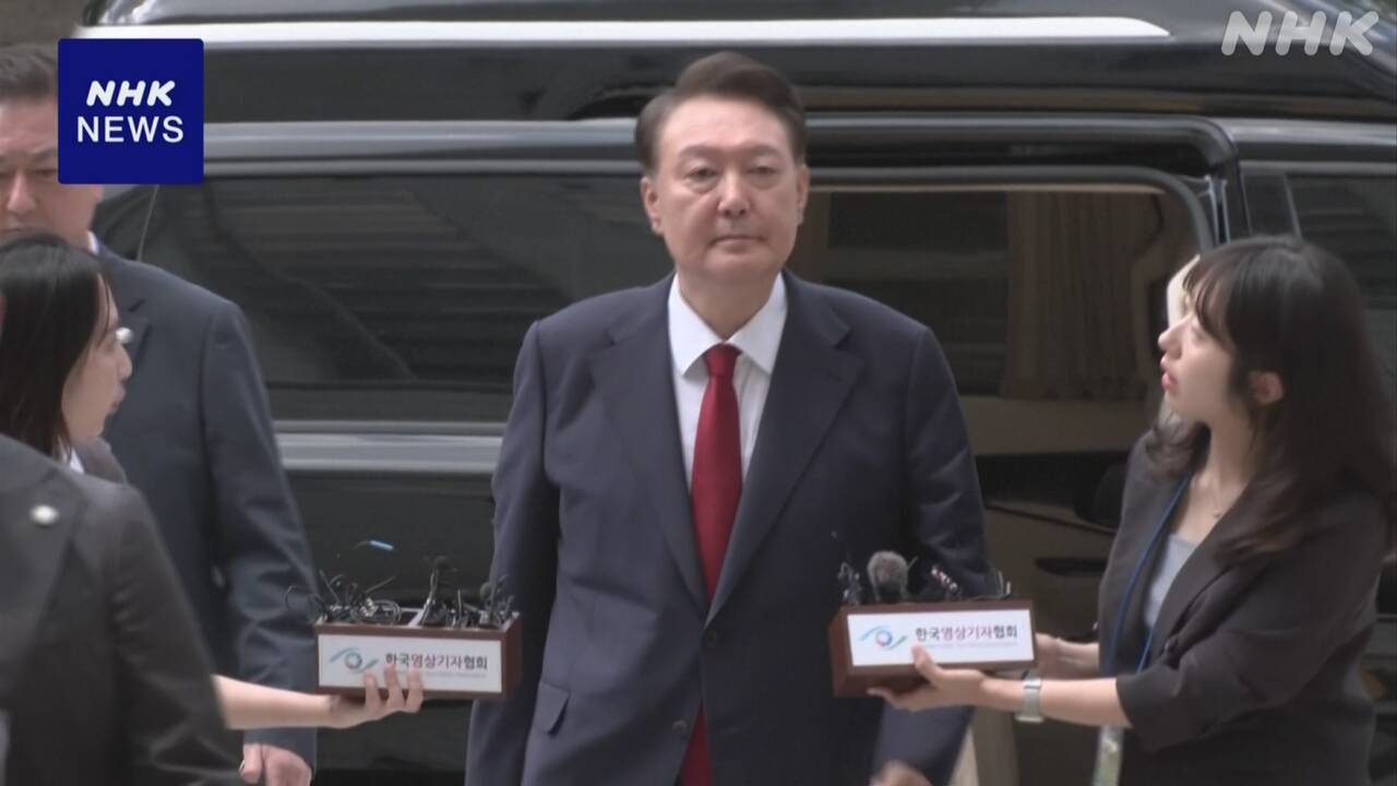 韓国-ユン前大統領を再逮捕-特殊公務執行妨害などの疑い-|-nhk