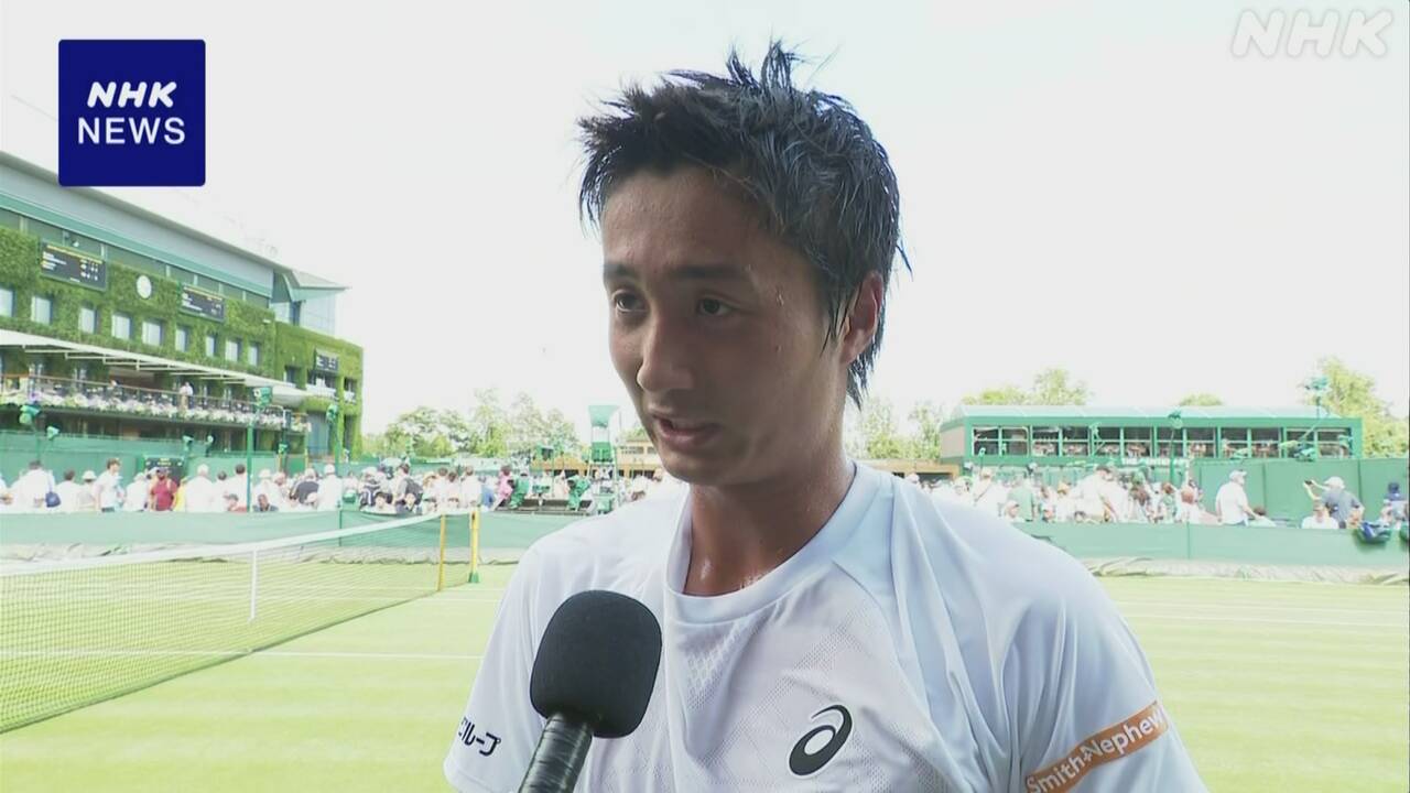 テニス ウィンブルドン 望月慎太郎が四大大会初勝利 1回戦