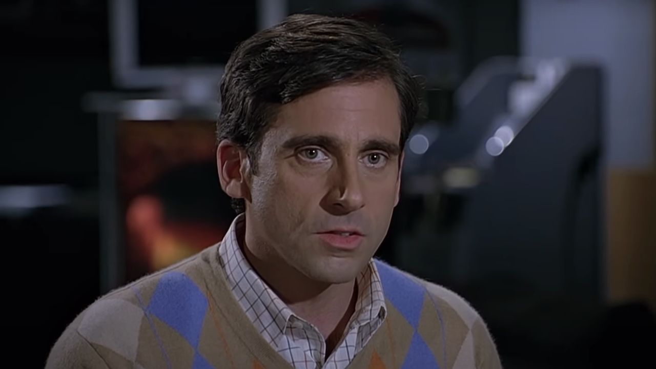 a+コメディのスケッチsteve-carellは、後に40歳の処女になったanchormanを作っている間にjudd-apatowを売り込みました