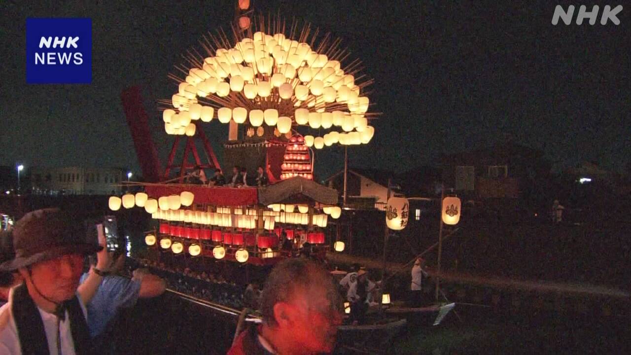 愛知-蟹江町「須成祭」-担い手不足を背景に初めて女性が参加-|-nhk