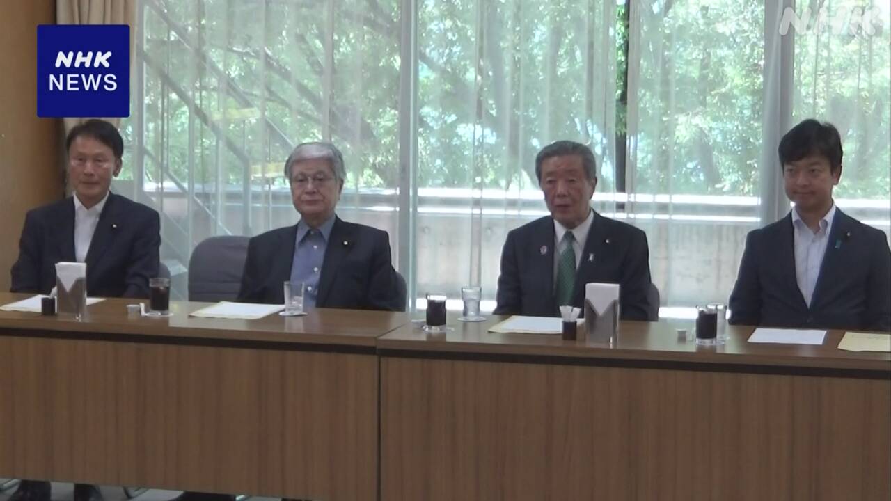 自民-森山幹事長-鹿児島県連会長を辞任へ-後任に三反園訓氏-|-nhk