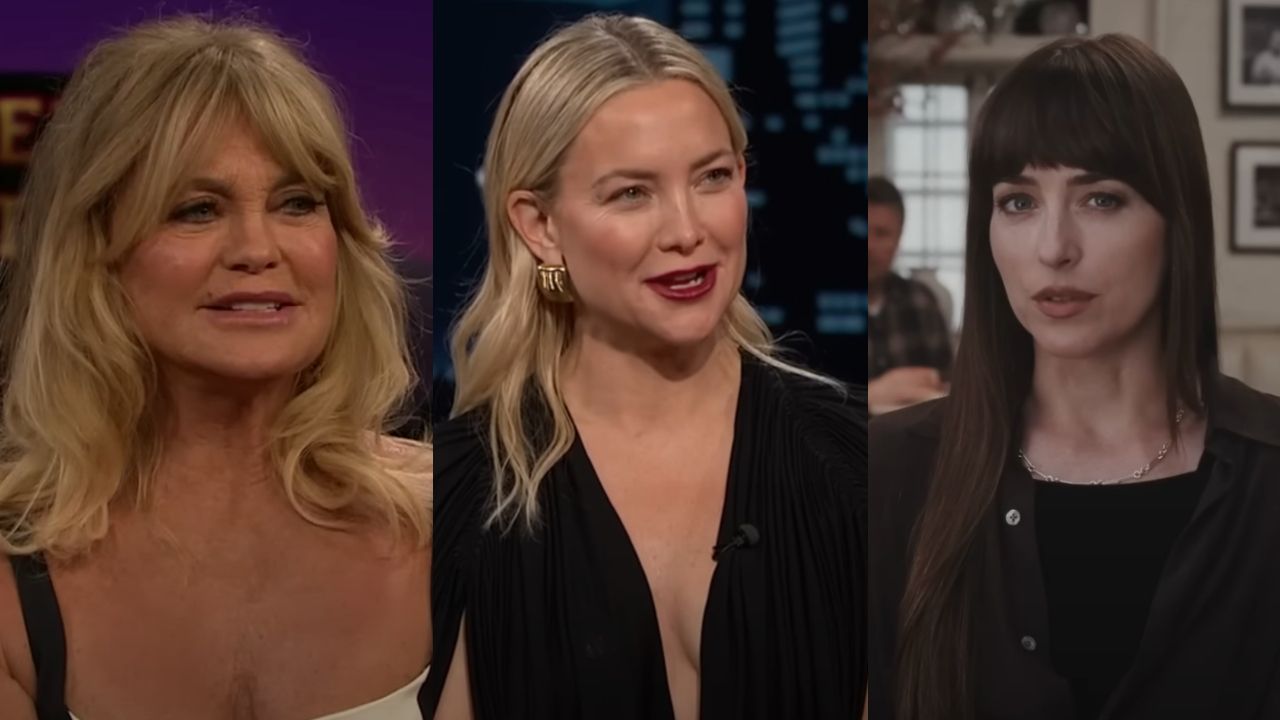 ダコタ・ジョンソン、ケイト・ハドソン、ゴールディ・ホーンはすべて一緒に空席に出かけました。