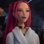 kpopデーモンハンターオードリーヌナは、ヒット映画への究極の参照でvmasレッドカーペットをヒットしました