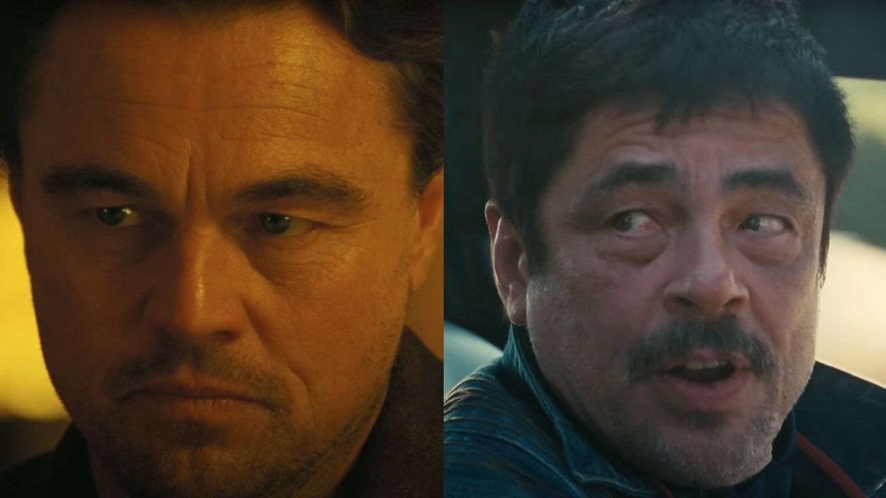 スティーブン・スピルバーグが次々と戦いを見たことを発見した後、ハリウッド・タイタンのレオナルド・ディカプリオとベニシオ・デル・トロが反応するのを見るのが大好きです