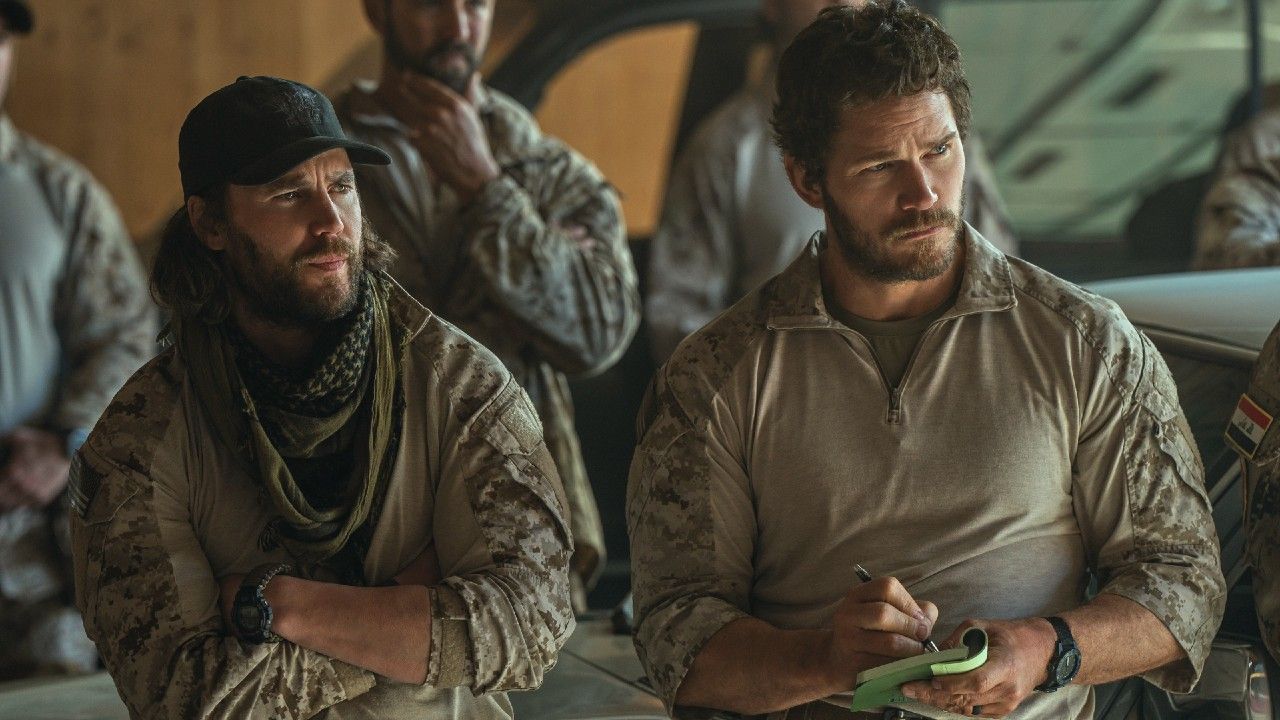 「私たちの爆弾の男はちょうど天国にいました」：クリス・プラットとテイラー・キッチュは、ターミナルリストを目撃するのがどんなものかを教えてくれました：ダークウルフの壮大なフィナーレ爆発