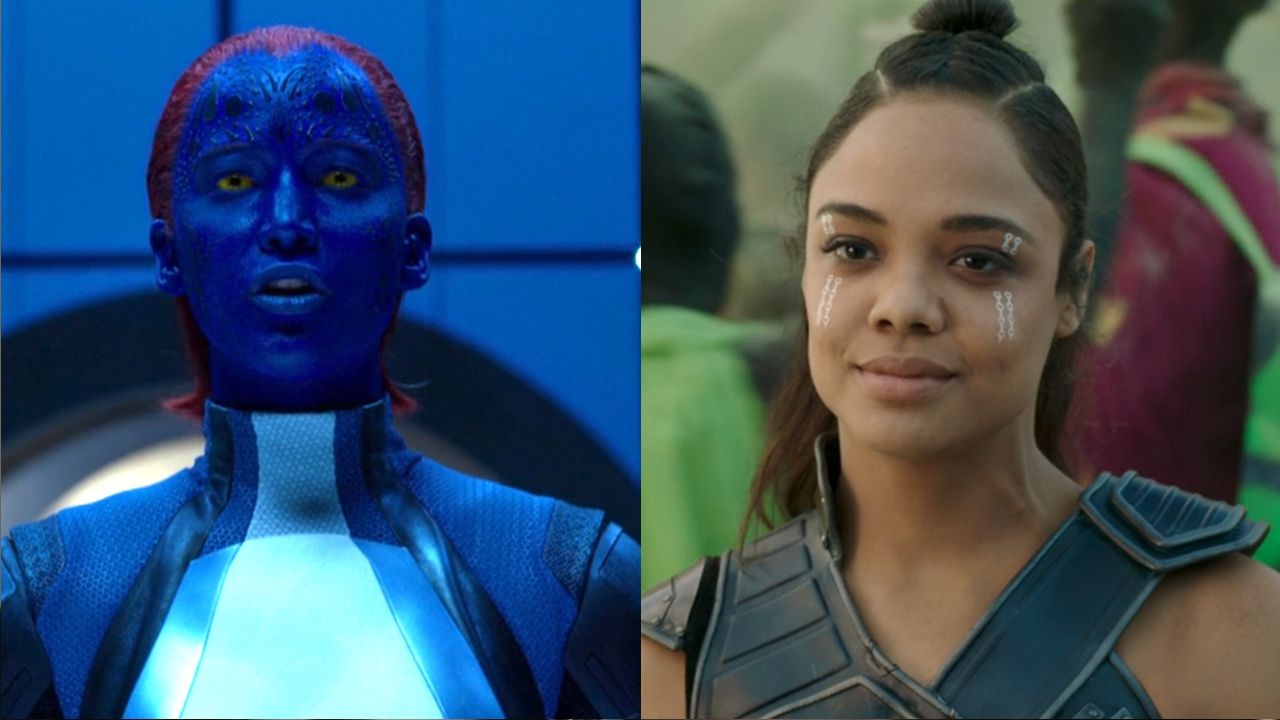 ジェニファー・ローレンスとテッサ・トンプソン、ミスティークとヴァルキリーをプレイ中に漏斗内でおしっこすることについて議論、それは面白くもあり恐ろしい