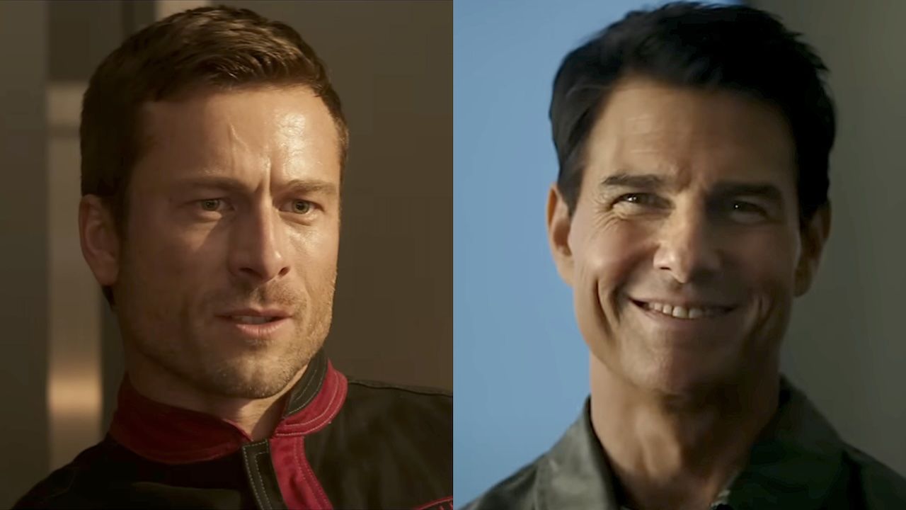 グレン・パウエルがスタントについての発言をしたところ、ファンは彼がトム・クルーズに似ていると言っている