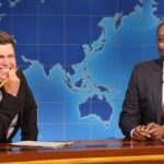 マイケル・チェが週末アップデートでコリン・ジョストにwtfルックを与え、ファンはsnlジョーク交換に備えている