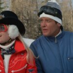 コルチナで冬季オリンピックが開催されたので、そこで撮影されたジェームズ・ボンドの映画をもう一度観て祝いました