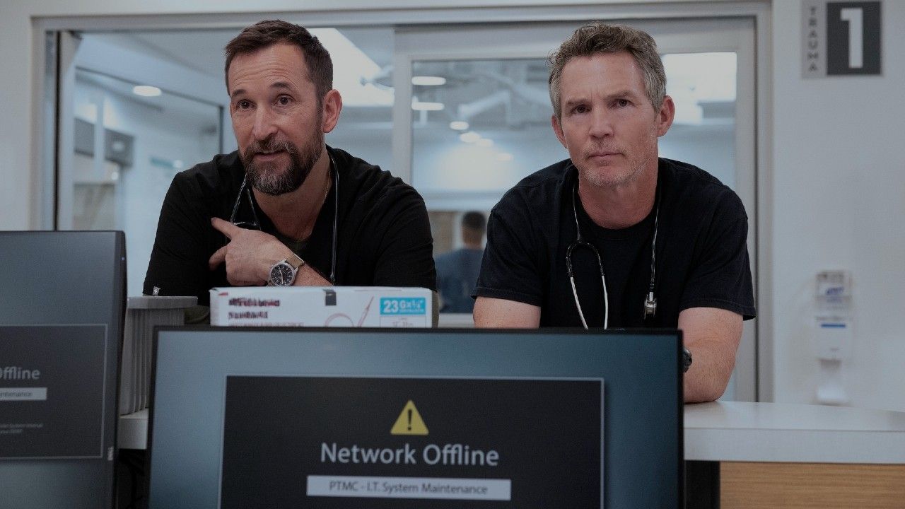 25テイクかかる可能性のあるピットのすべてのシーンの中で、ノア・ワイリーを期待していなかった